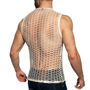 ES Collection Fishing Line Tank Top Ivory TS365