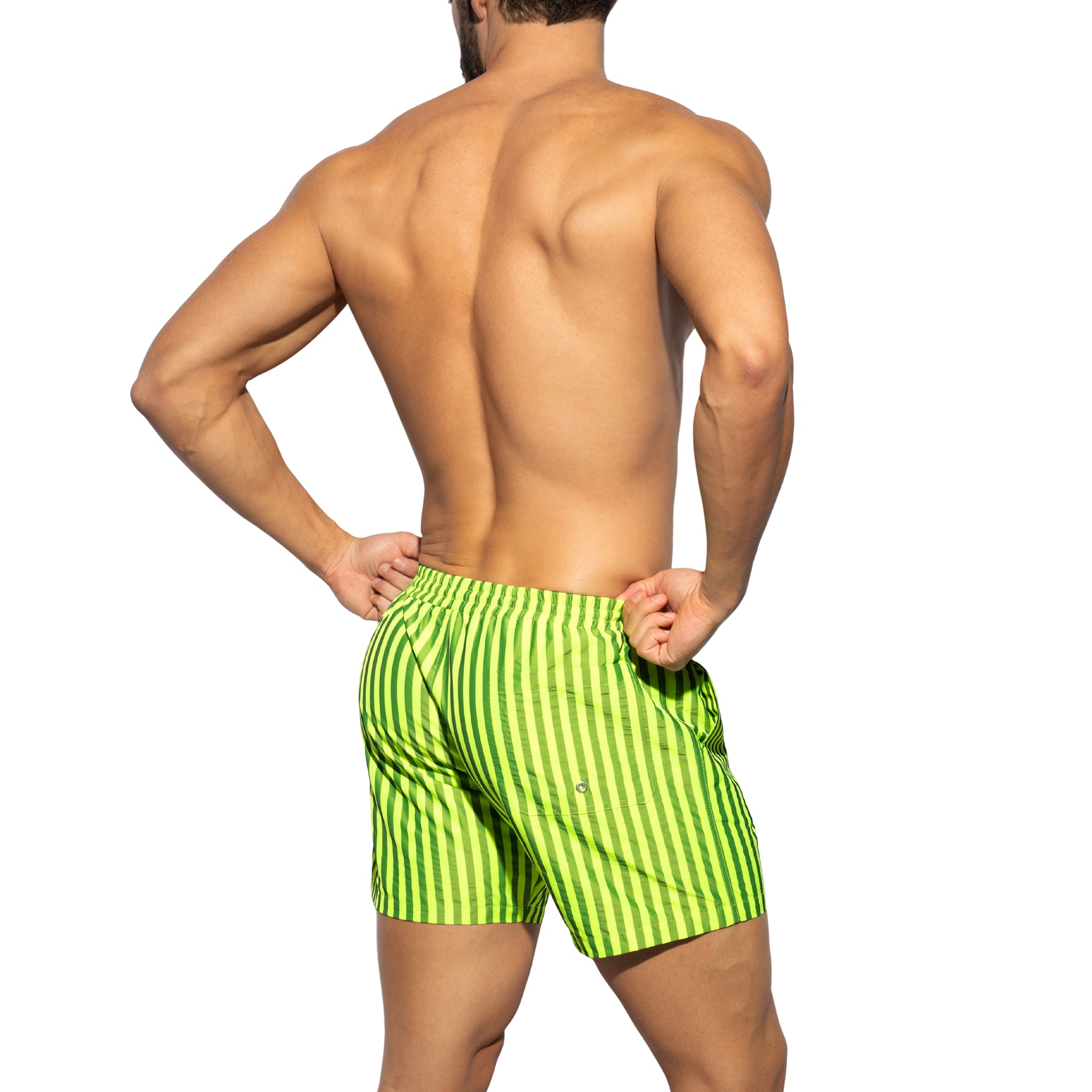 ES Collection Neon Stripes Boardshorts Neon Yellow 2523