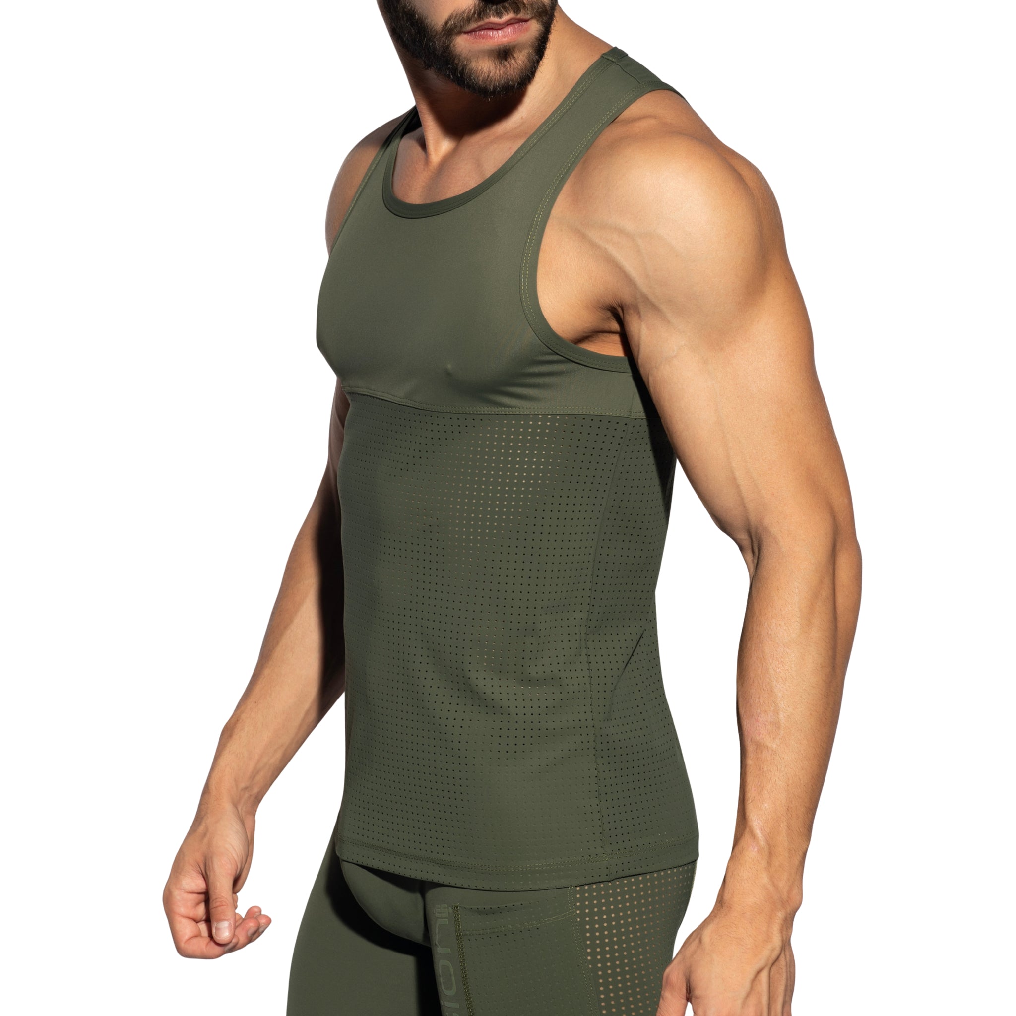 ES Collection Vertex Tank Top Khaki TS355