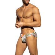 ES Collection Primavera Swim Bikini Brief Khaki 2607