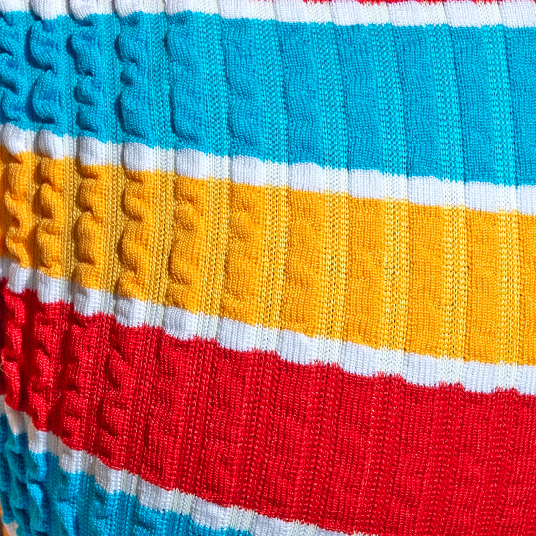 ES Collection 70's Stripes Swim G-String Turquoise 2622