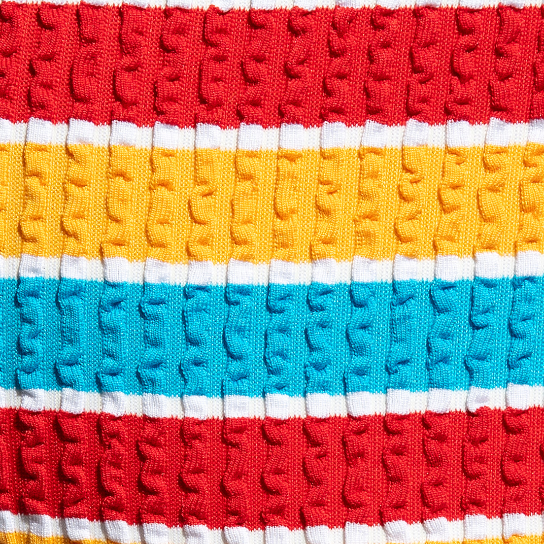 ES Collection 70's Stripes Swim Brief Turquoise 2612