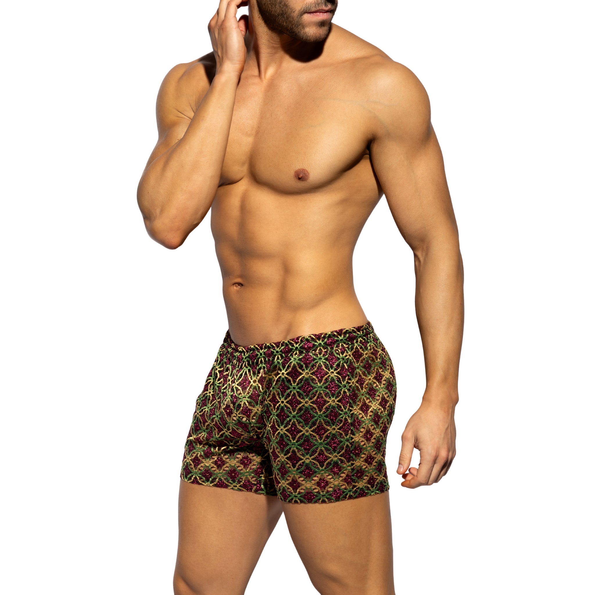 ES Collection Opulent Shorts Aubergine SP365