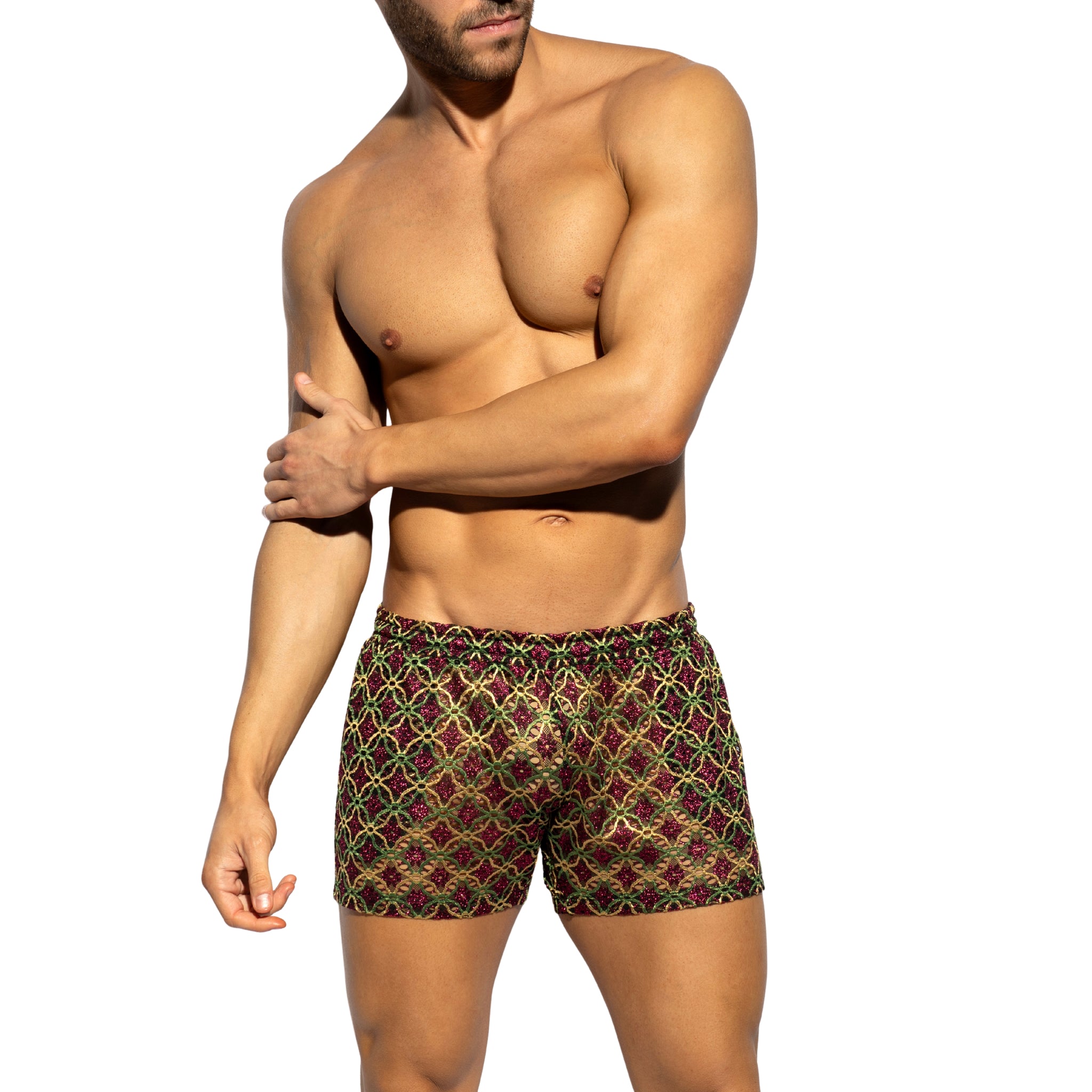 ES Collection Opulent Shorts Aubergine SP365