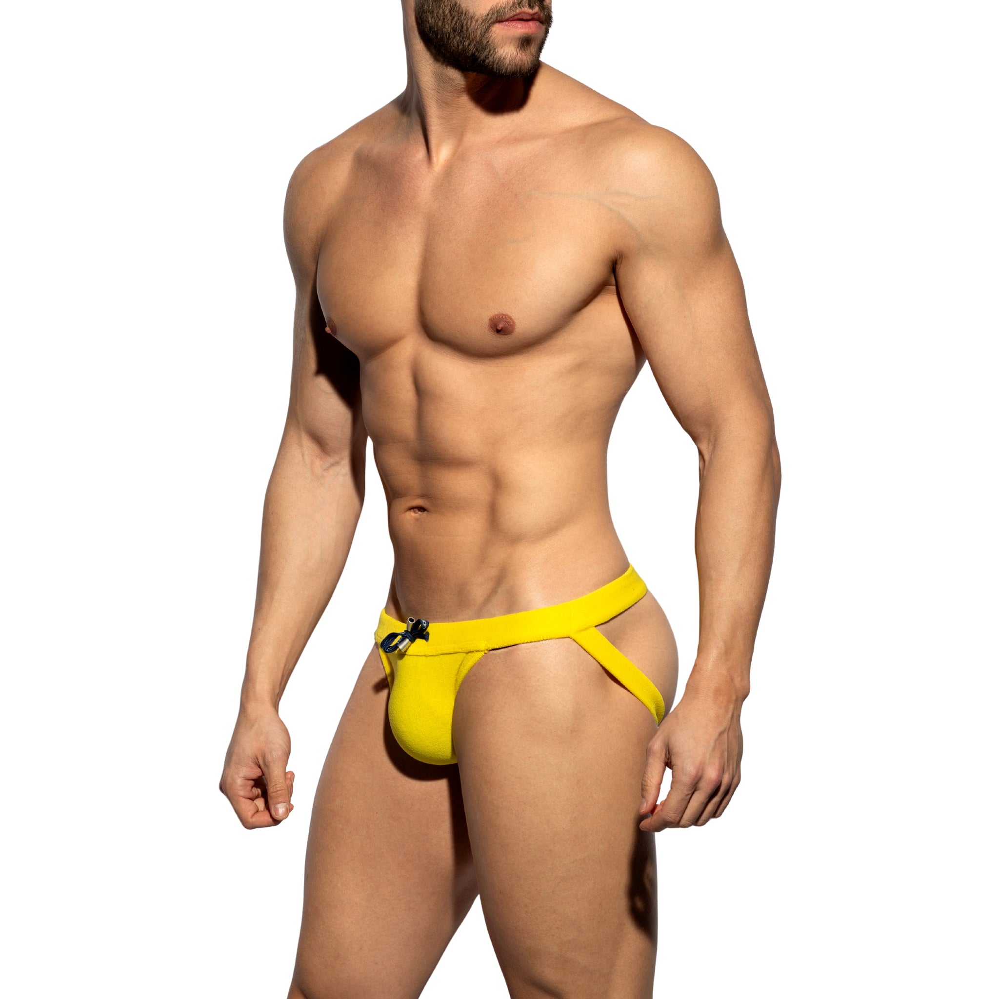 ES Collection Terrycloth Swim Jockstrap Yellow 2616