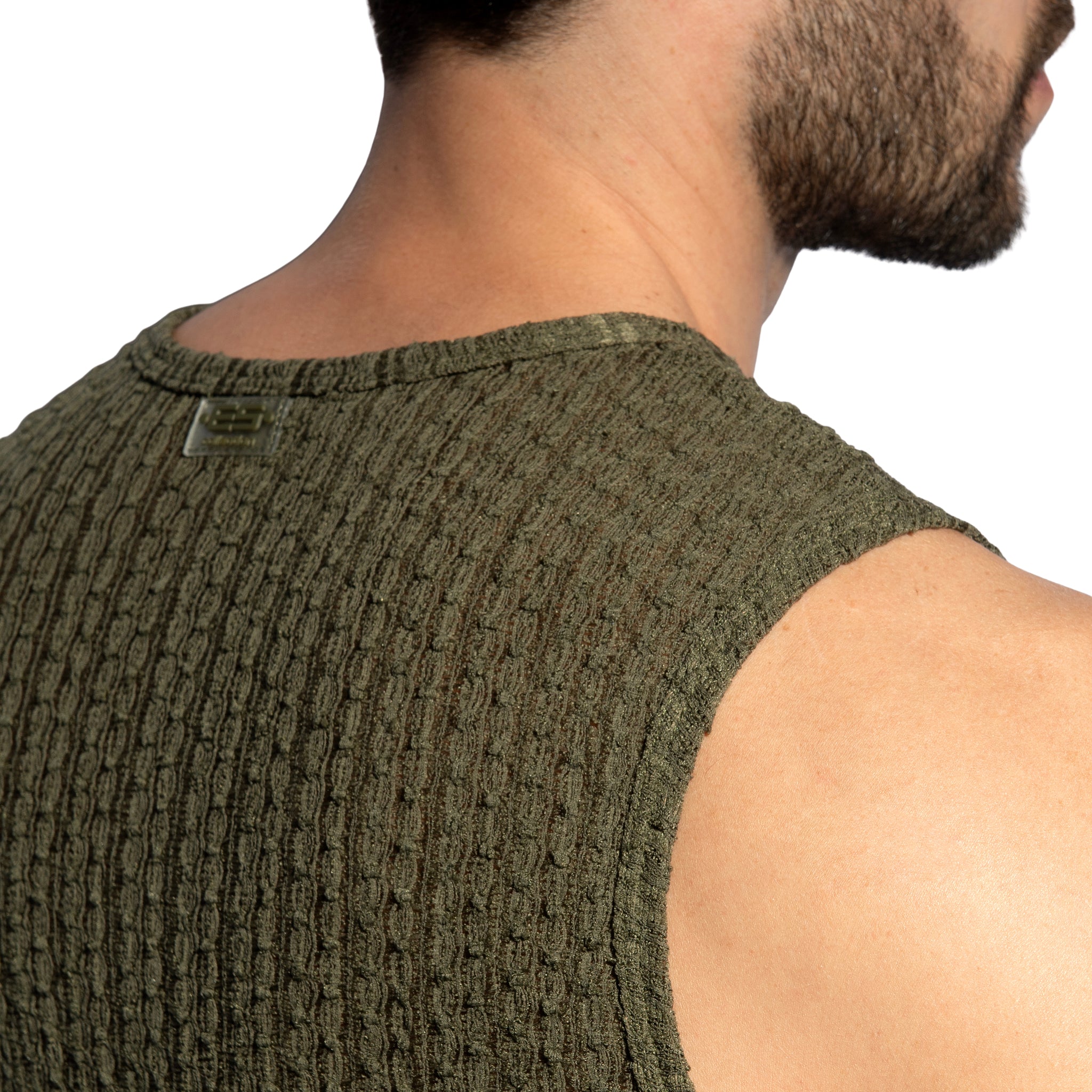 ES Collection Bobbles Tank Top Khaki TS372