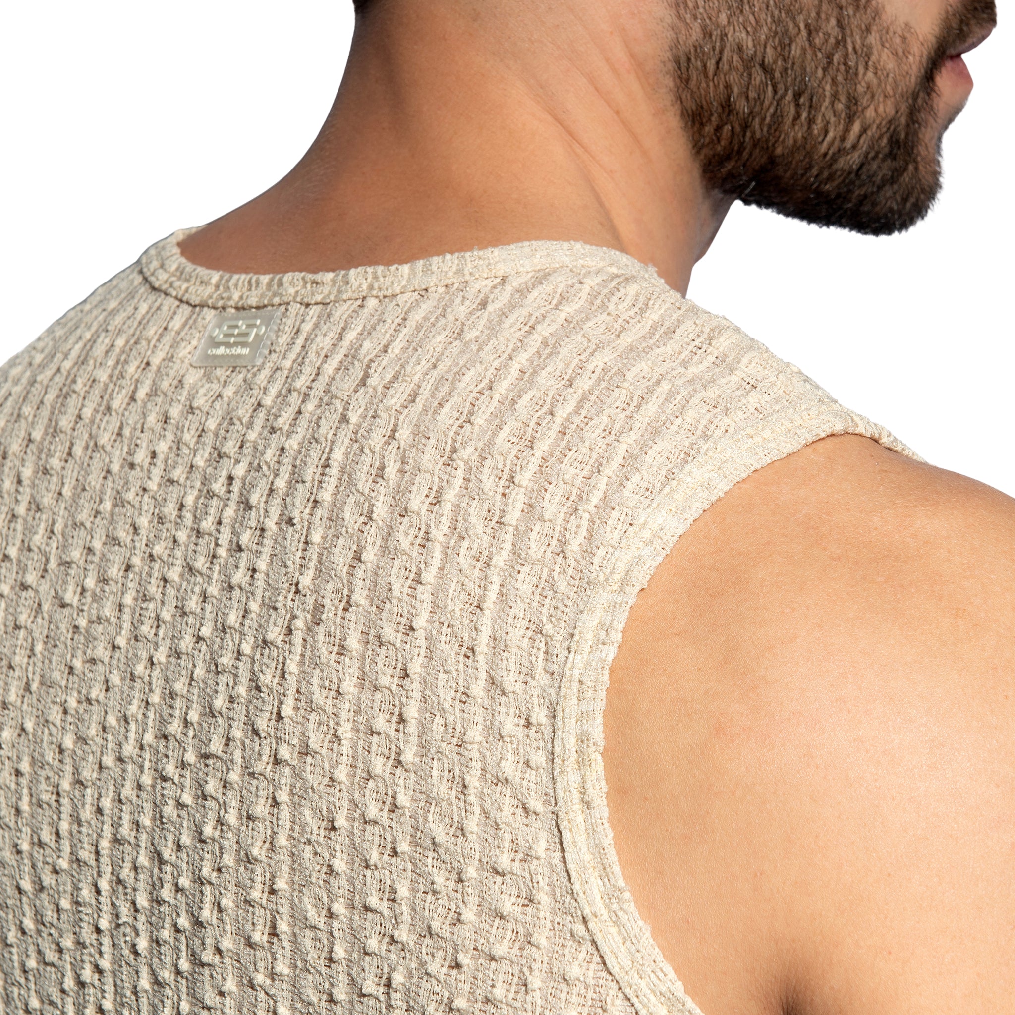 ES Collection Bobbles Tank Top Beige TS372