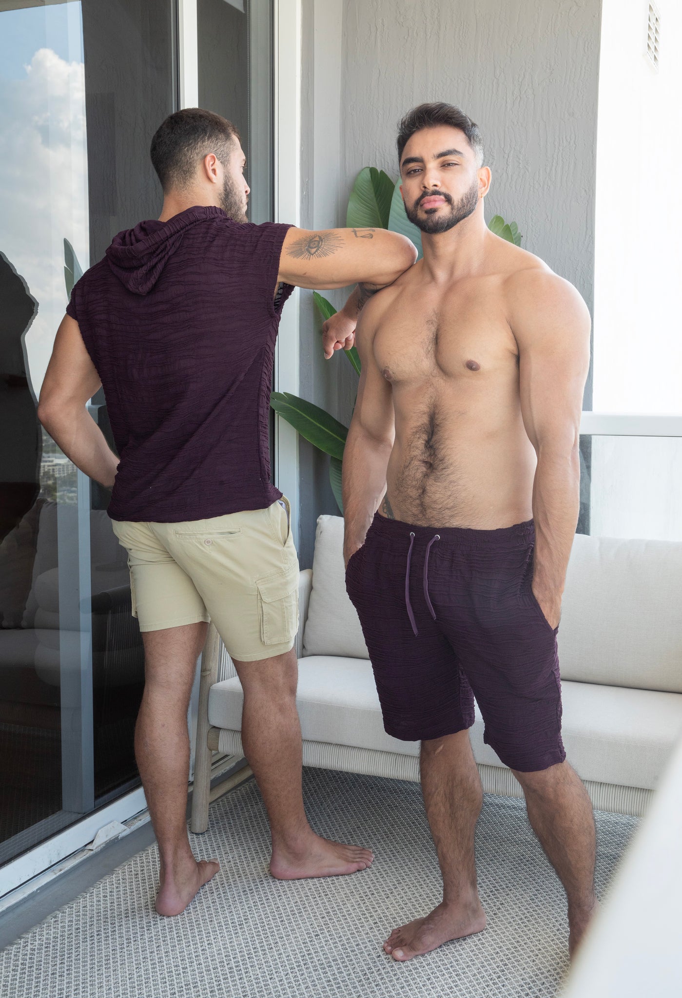 ES Collection Arakis Bermuda Shorts Garnet SP332