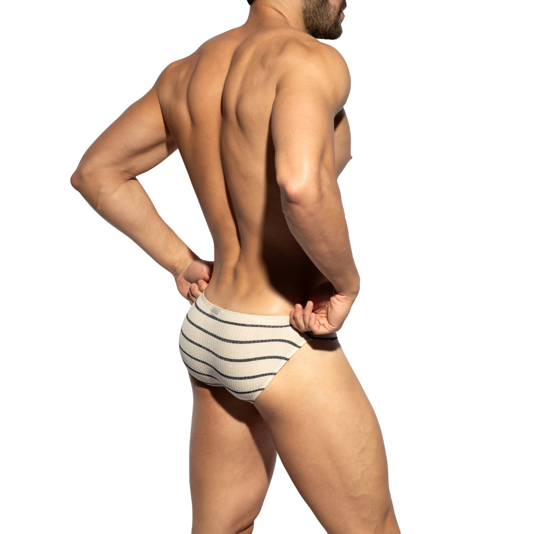 ES Collection Soft Grid Bikini Brief White UN679