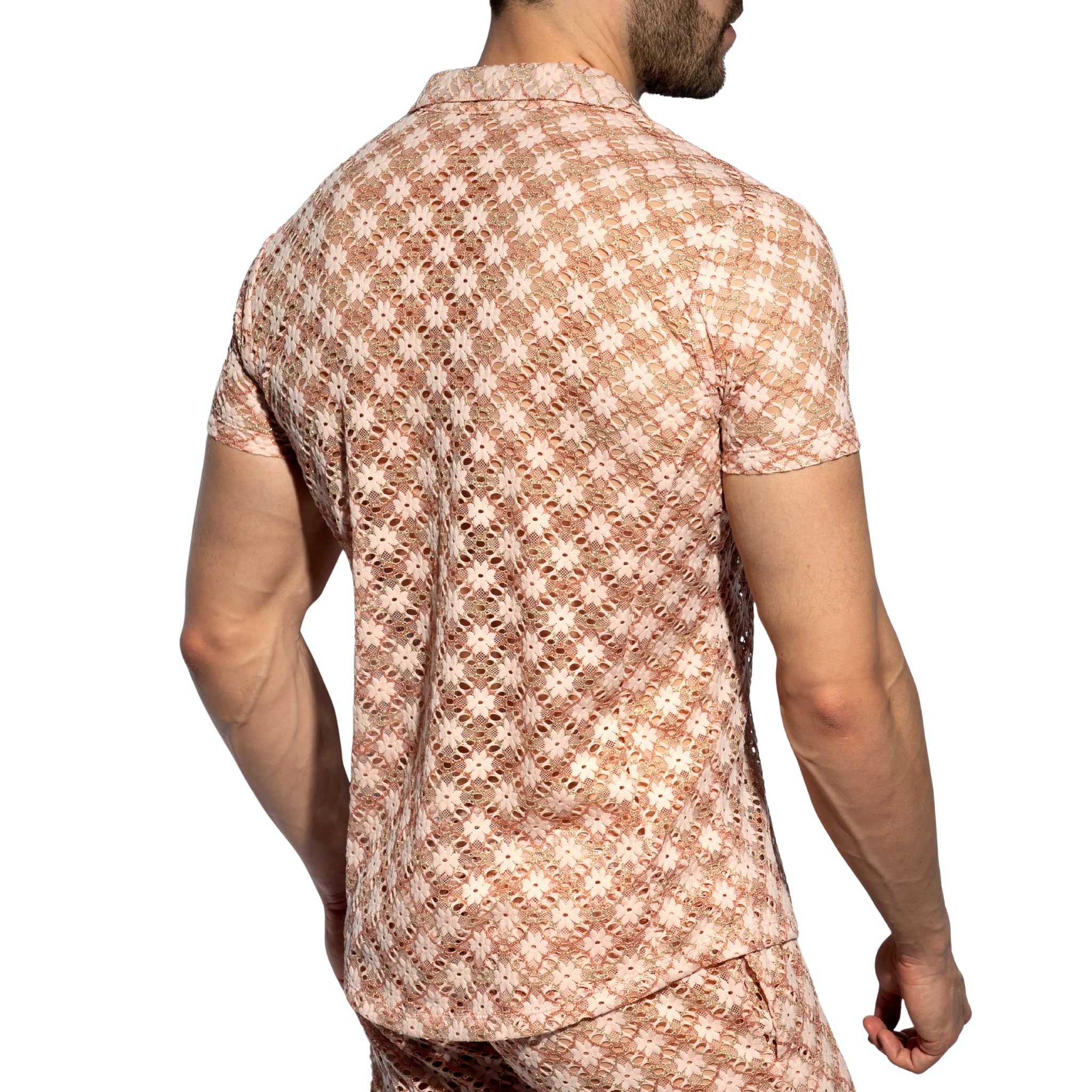 ES Collection Metallic Bloom Shirt Pink SHT037