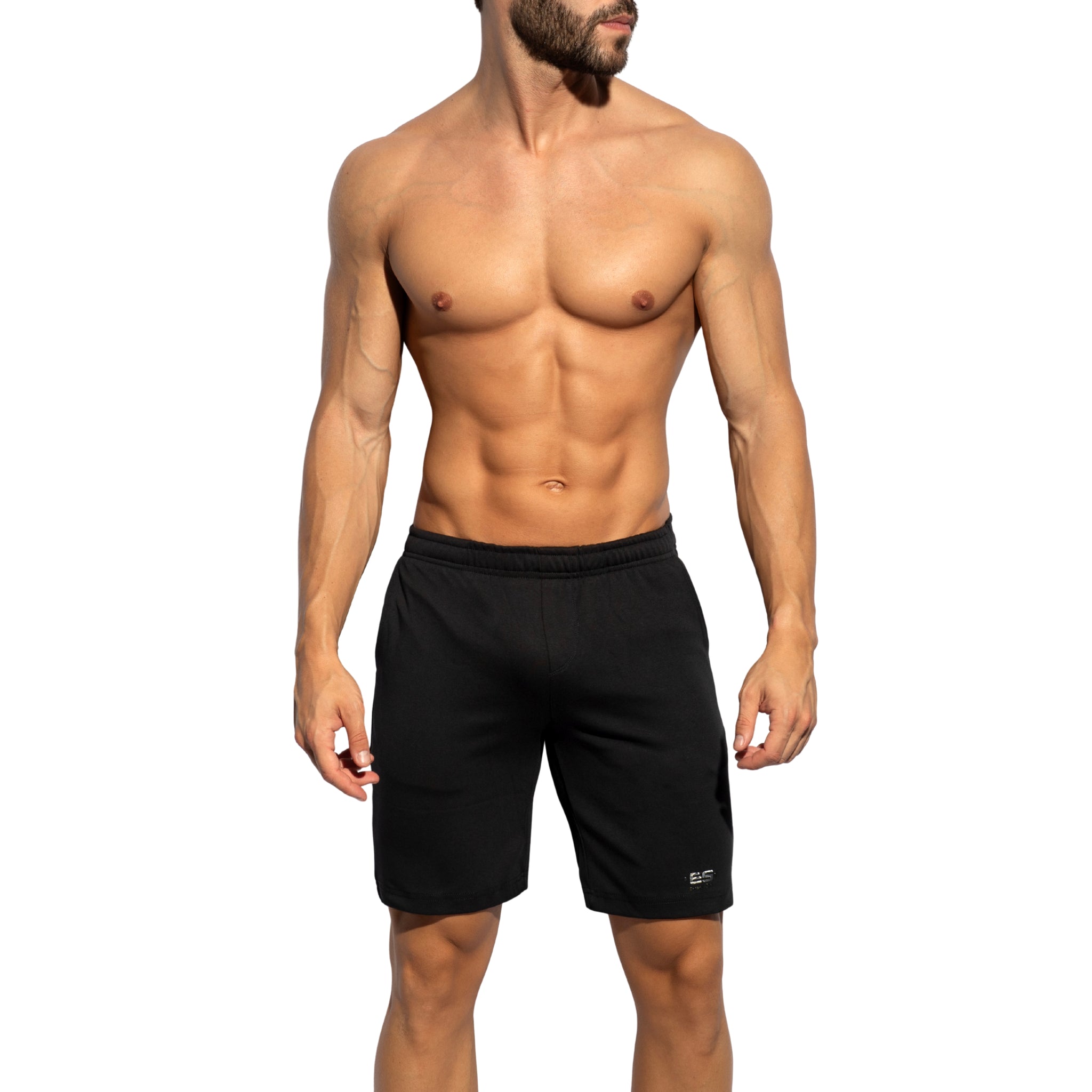 ES Collection Cotton Gym Shorts Black SP360