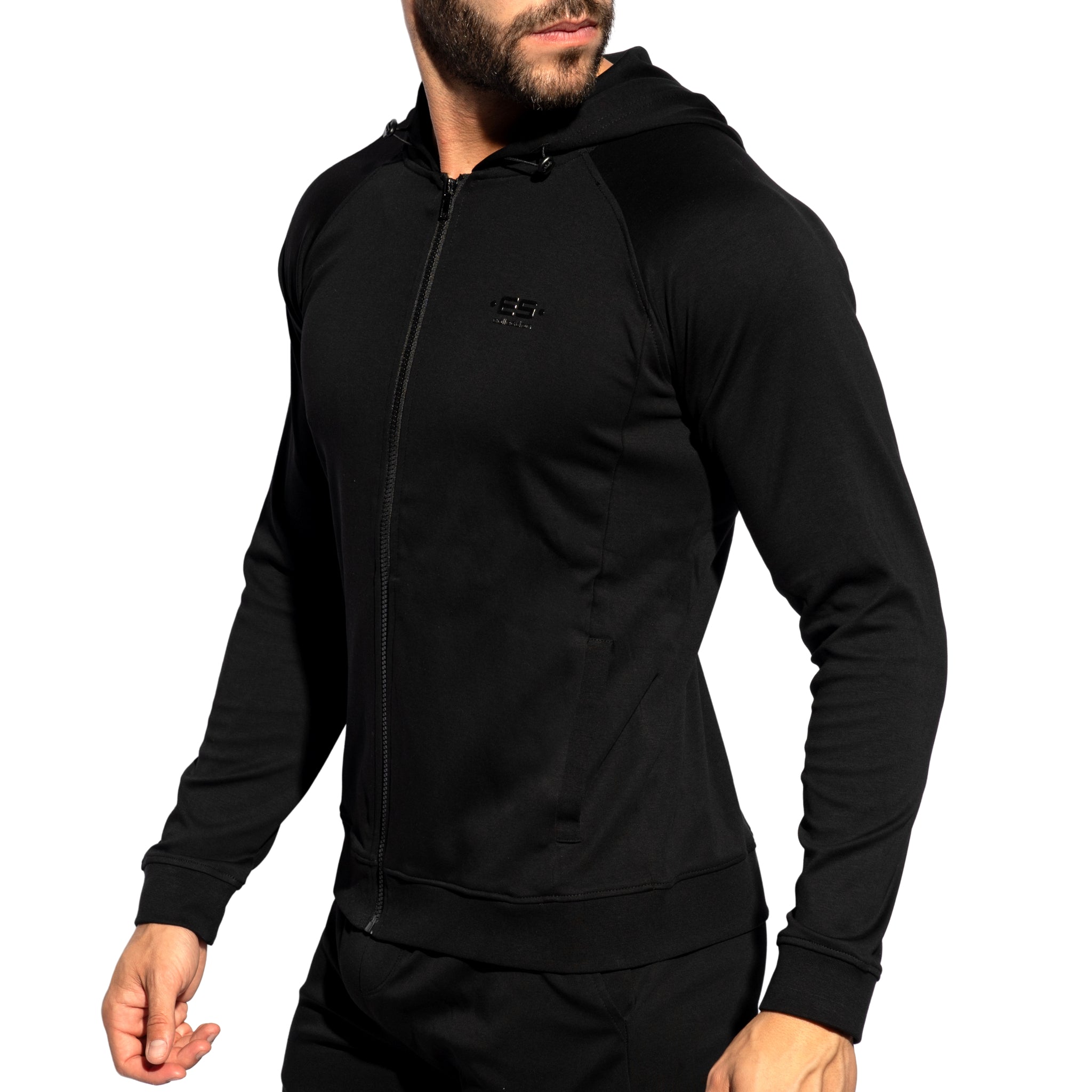 ES Collection Full-Zip Hoodie Black SP362