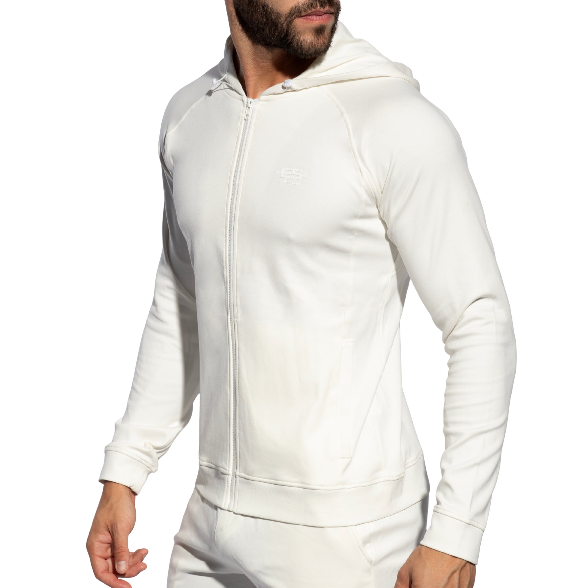 ES Collection Full-Zip Hoodie White SP362