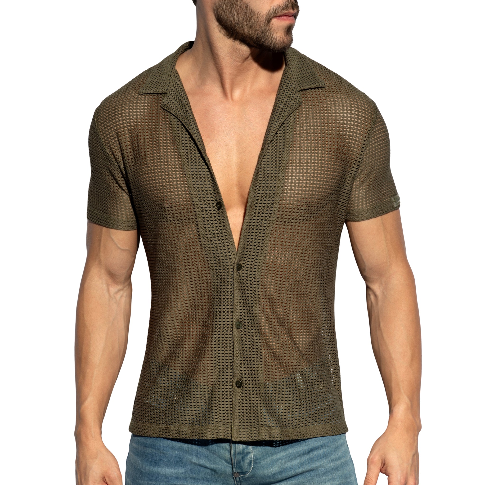 ES Collection Formentera Shirt Khaki SHT036