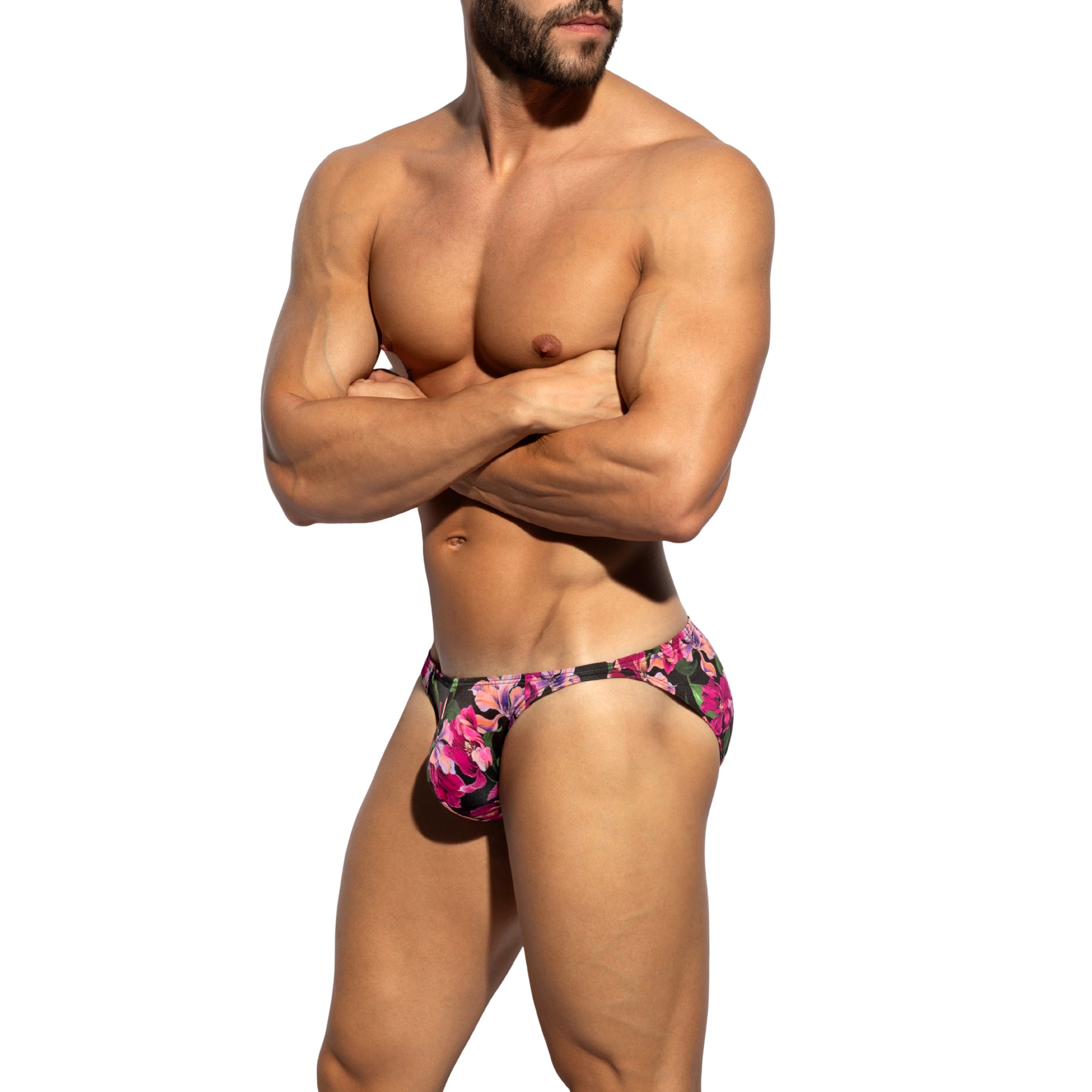 ES Collection Magenta Bikini Brief Black UN684