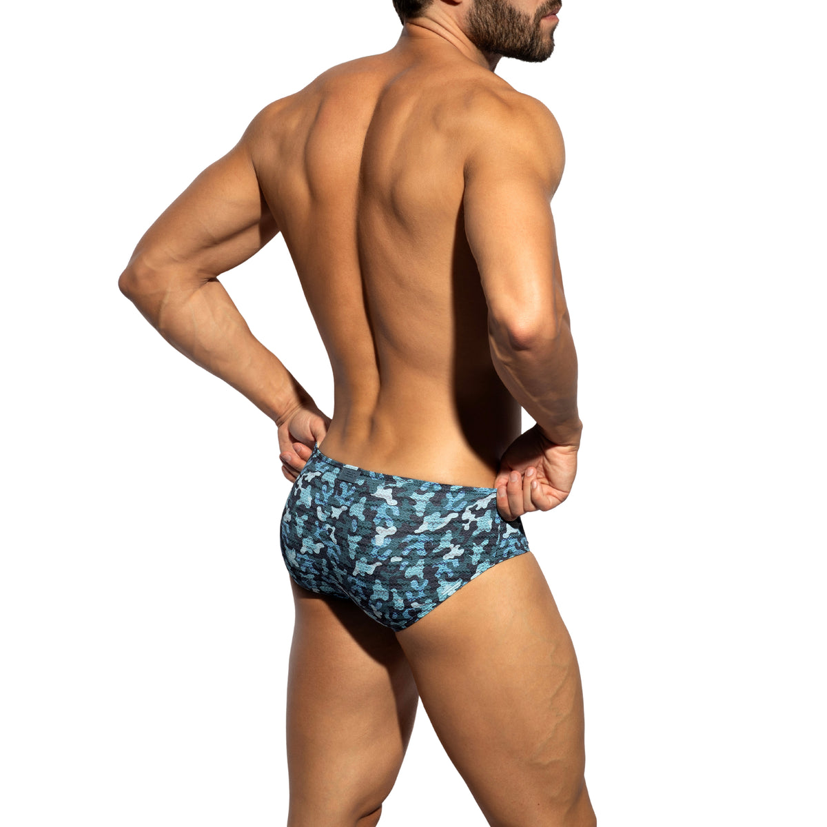ES Collection Muddy Camo Brief Navy UN693