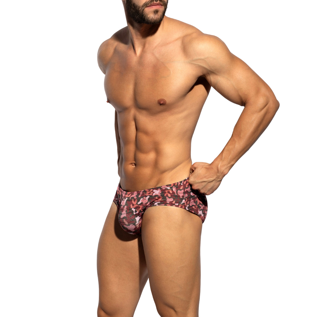 ES Collection Muddy Camo Brief Garnet UN693