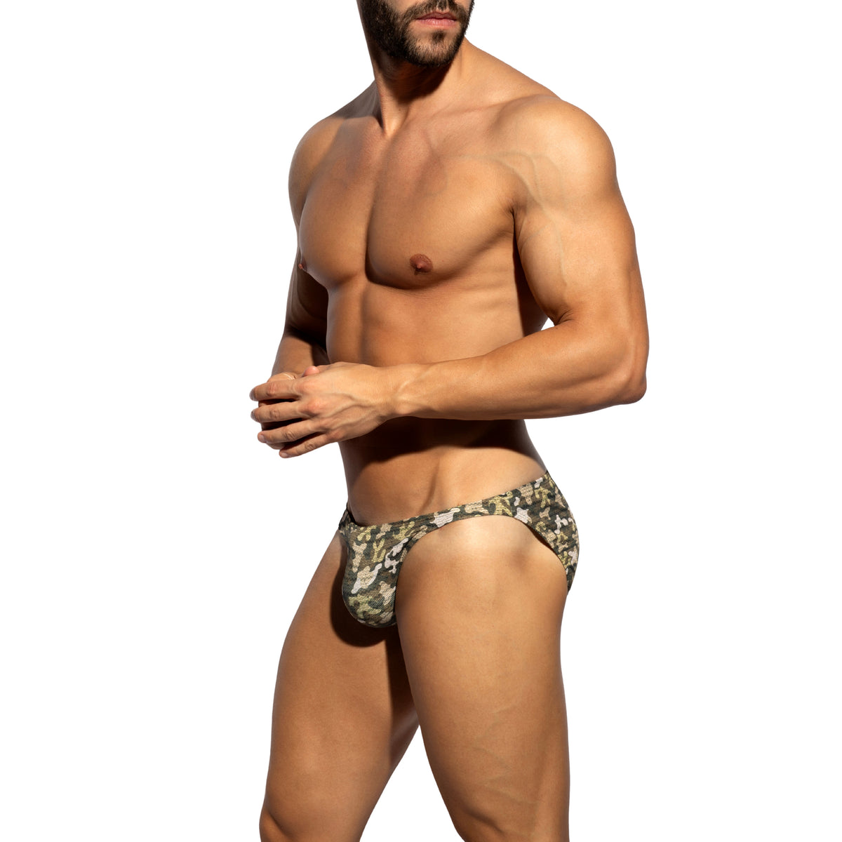 ES Collection Muddy Camo Bikini Brief Khaki UN692