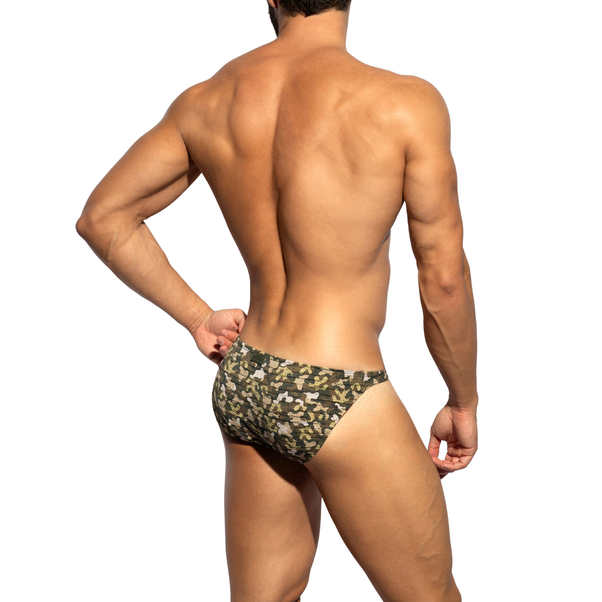 ES Collection Muddy Camo Bikini Brief Khaki UN692