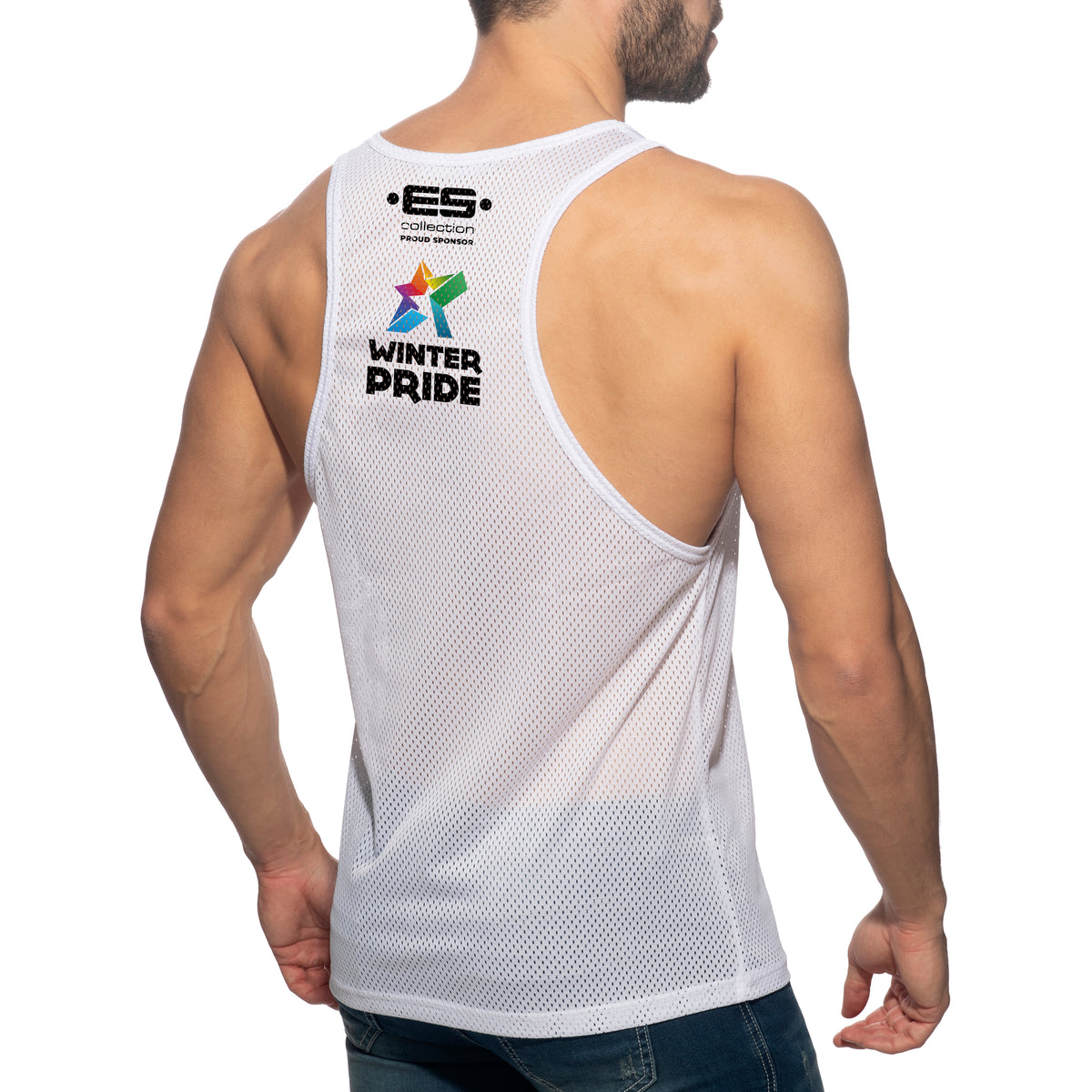 ES Collection Winter Pride 2026 Tank Top White PU771