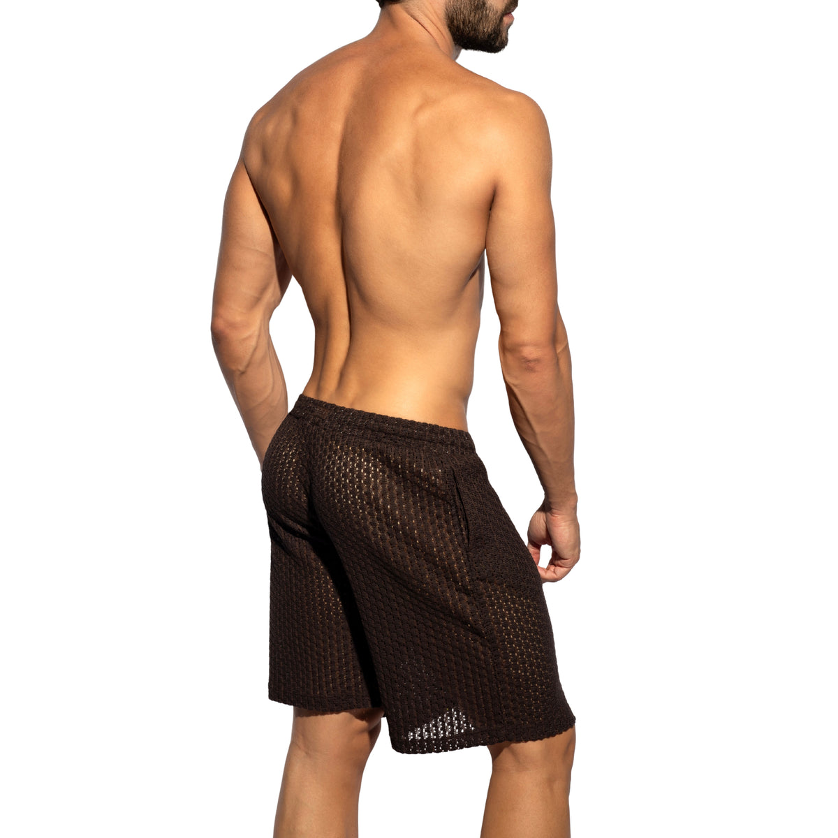 ES Collection Eyelet Bermudas Brown SP371
