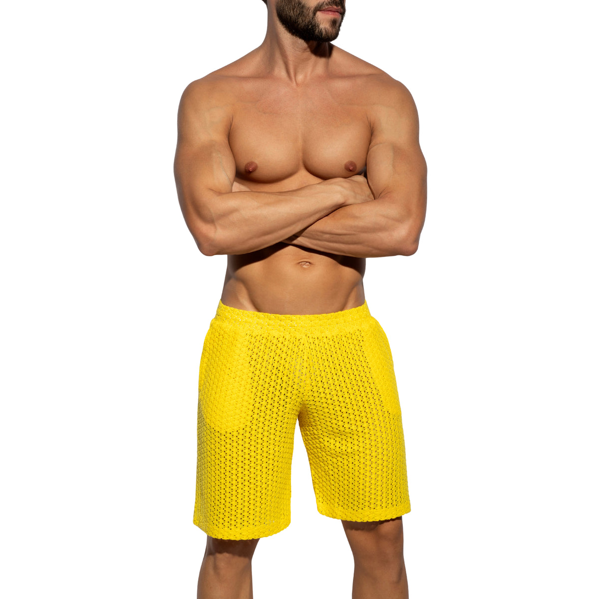 ES Collection Eyelet Bermudas Yellow SP371