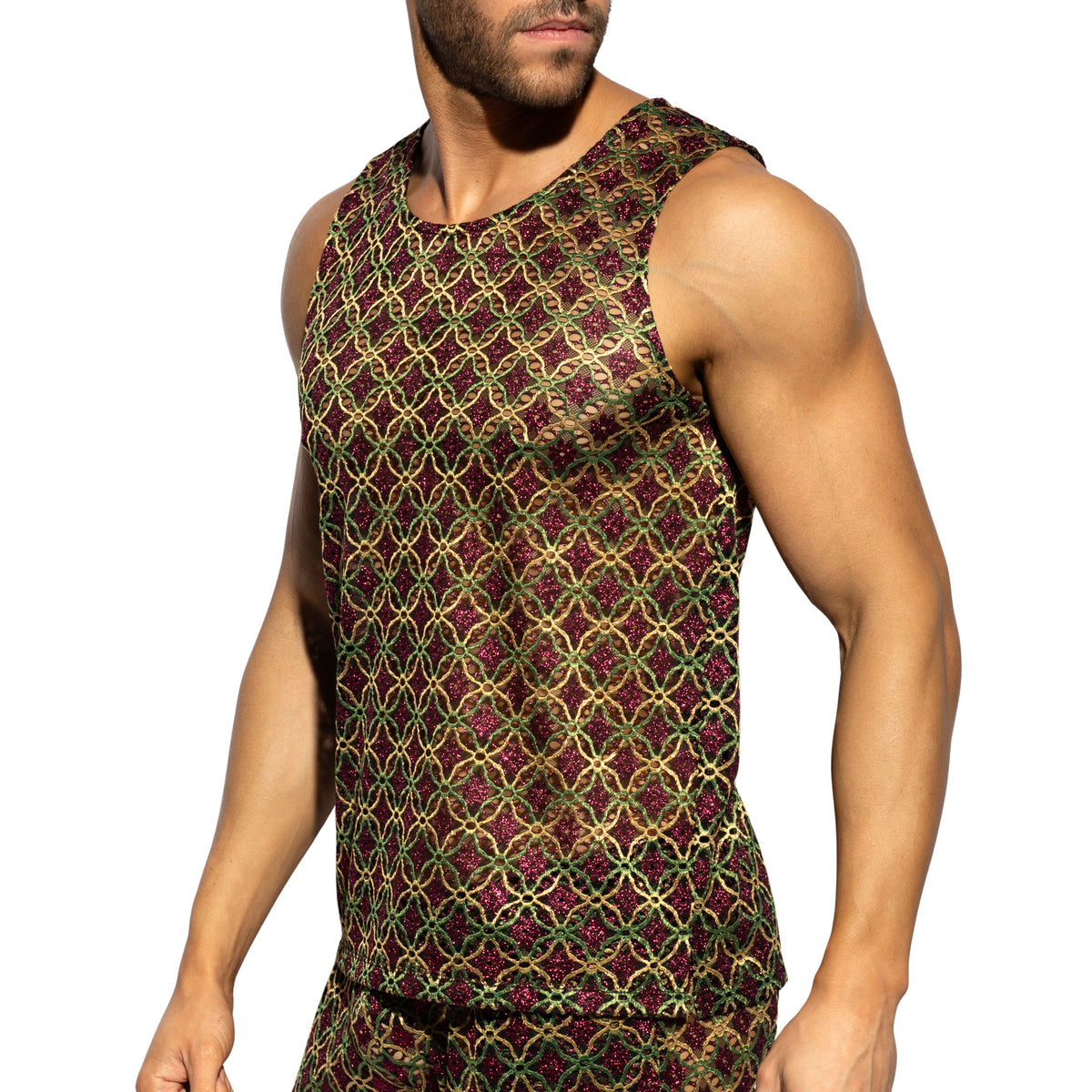 ES Collection Opulent Tank Top Aubergine TS362