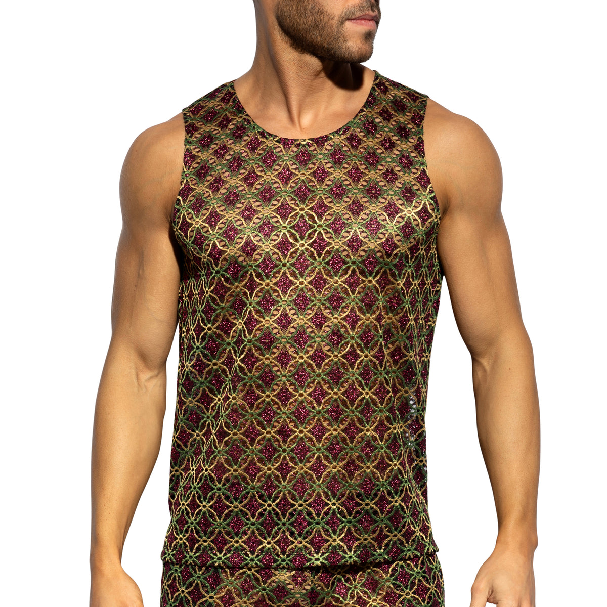 ES Collection Opulent Tank Top Aubergine TS362
