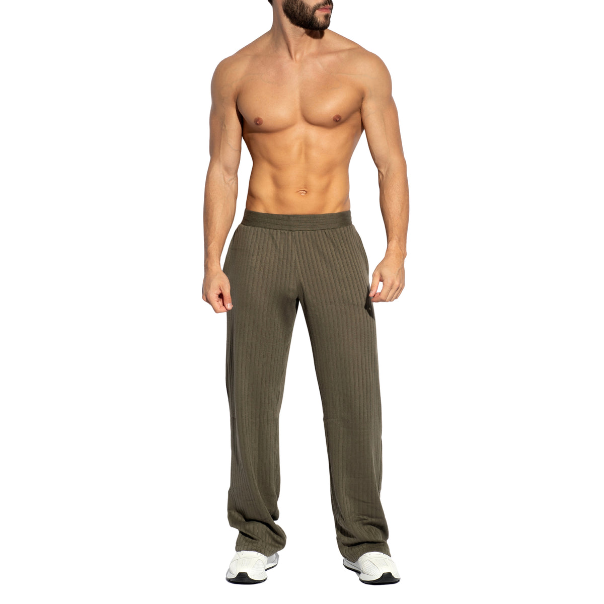 ES Collection Rustic Rib Pants Khaki SP372