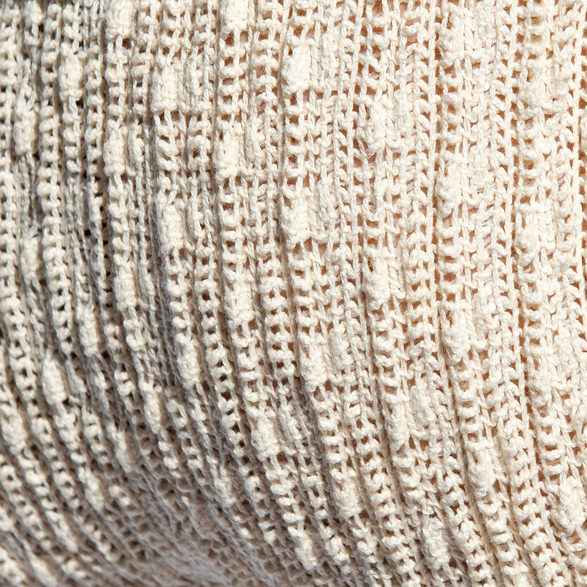 ES Collection Fuzzy Crochet Swim Bikini Brief Ivory 2715